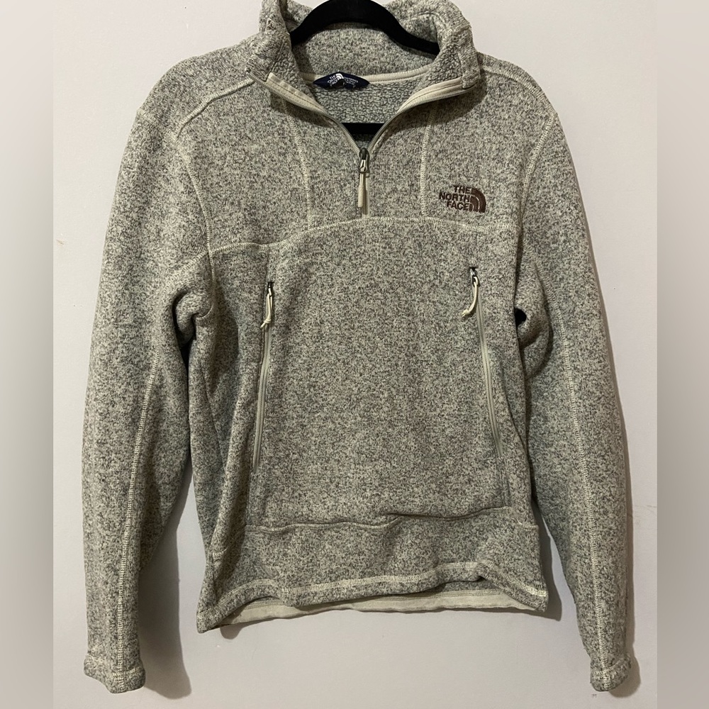 The North Face quarter zip pullover. Size M